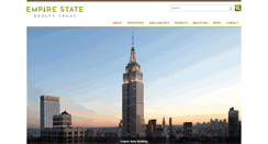 Desktop Screenshot of empirestaterealtytrust.com